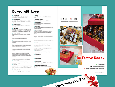 Baketitude Brochure Design adobe photoshop design ui