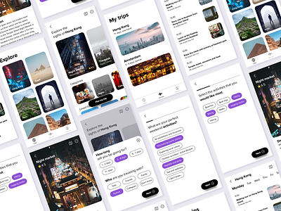 Exploration app culture design exploration itenary sights travel travel agency traveling