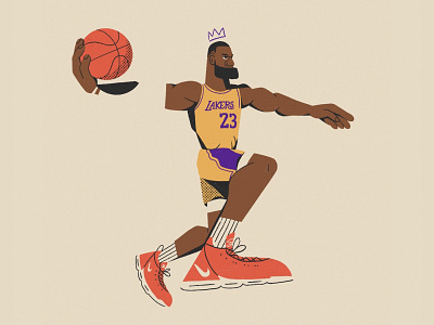 King James all the pretty colors basketball character lebronjames nathan walker nba sketch sneakers sports