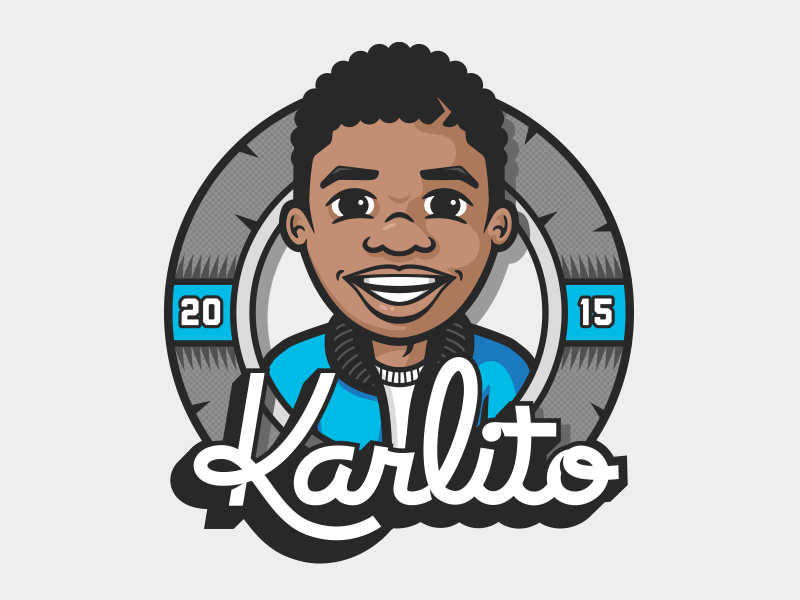 Karlito Logo basketball character karl-anthony towns karlito nathan walker nba