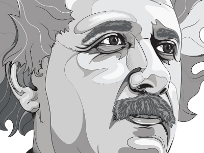 Albert Einstein & Jimi Hendrix art einstein hendrix illustration portrait science