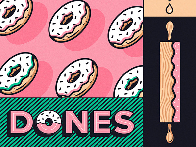 Brewnuts all the pretty colors beer dones donuts food fun nathan walker playful quirky snacks website