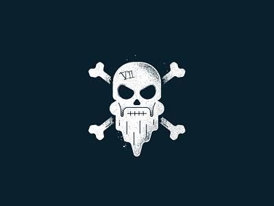 Skull mark all the pretty colors bones booze flag knife nathan walker pirate rum sea ship skull waves