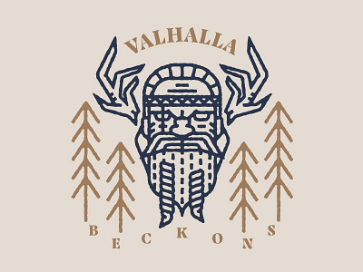 Valhalla Beckons all the pretty colors beard nathan walker nordic norse norse mythology valhalla viking warrior