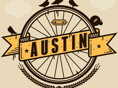 My Austin - You and Who t-shirt all the pretty colors atpc atpcdesign austin beer bicycle birds charity nathan walker t shirt texas type