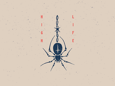 High Life barbwire cross high life russian criminal tattoo spider