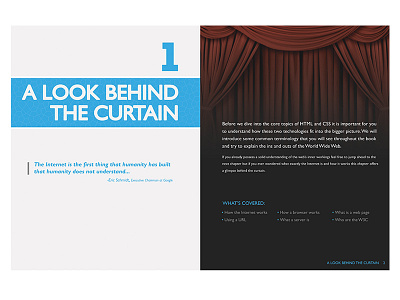 First Chapter design book design css html