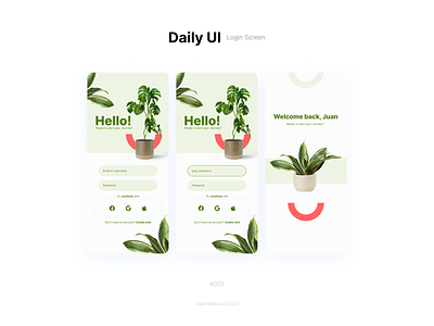 Dayli UI 001 - Sign Up