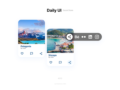 DailyUi 010 - Social Share