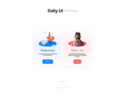 DailyUi 011 - Flash Message