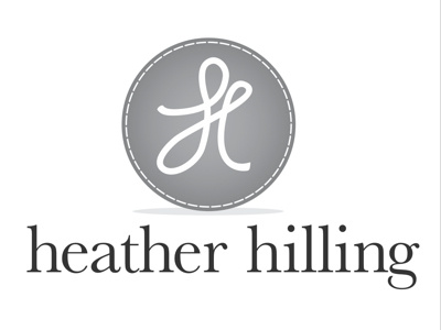 Heather Hilling baskerville handdrawn logo type