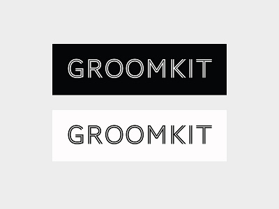 GroomKit Logo Design