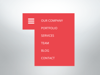 Quick navigation bar for our new website