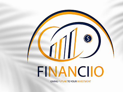 Financio finance logo design