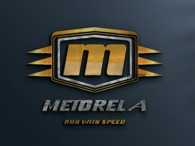 Unique Metorela  automotive logo design