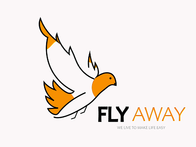 Fly away (courier) LOGO DESIGN