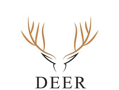 Deer logo design app branding creative deer logo design design graphic design illustration logo logo folio minimalist