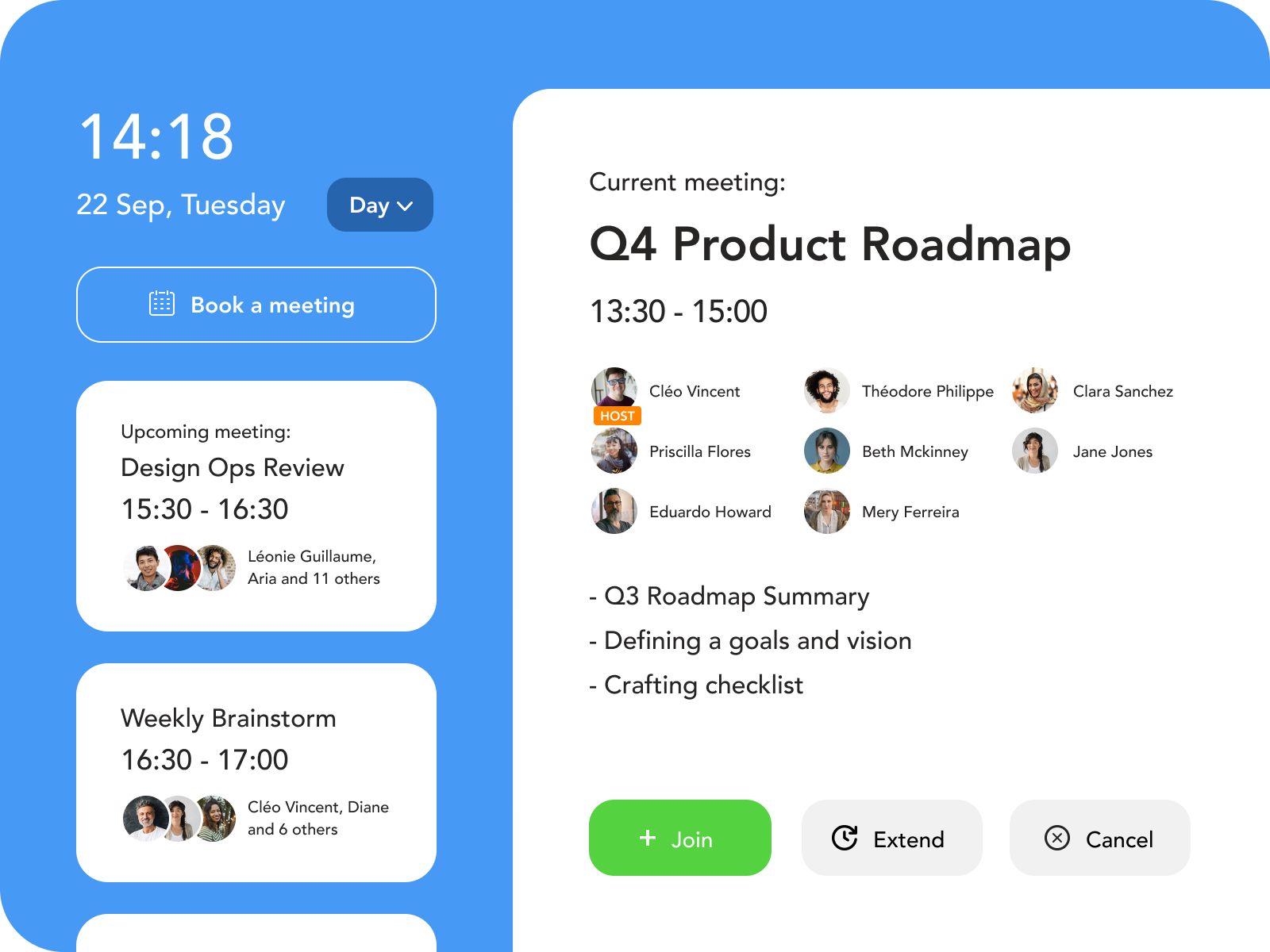 Booking Meeting Room Interface By Nikita Mavrin On Dribbble