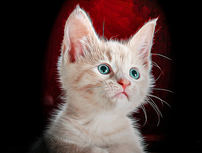 Animal portrait oil painting animal portrait background change background removal clipping path design illustration oilpainting photo compositing photo editing photo manipulation photoshop