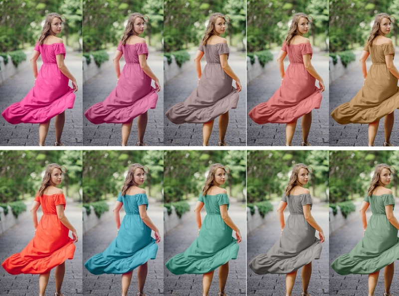 Dress color change by MD ABU SHAYED on Dribbble