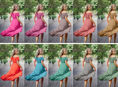 Dress color change adobe background change background removal clipping path color change design dress color change photo compositing photo editing photo editor photo manipulation