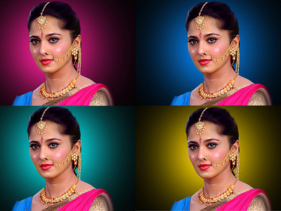 Digital Painting of Anushka Shetty