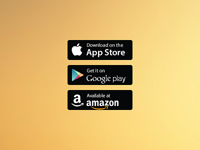 Free Vector App Store/Google Play/Amazon Badges amazon app store apple badge button free freebies google psd vector