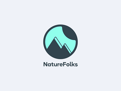 Naturefolks © brand branding corporate design illustration logo vector