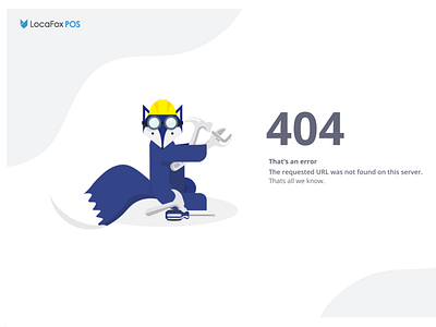 LocaFox 404 Error Page