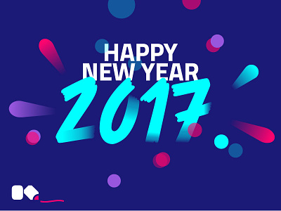 2017 Dribbble 2017 brand happy kevinsky logo new year