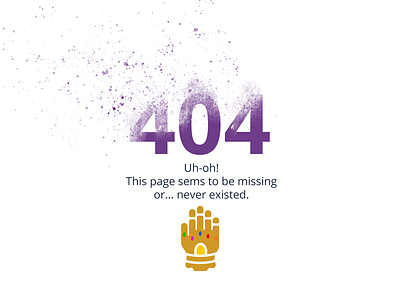 008: 404 Page illustration illustrator thanos ui web web design