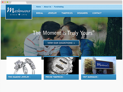 Jewelry site design retail ui ux website