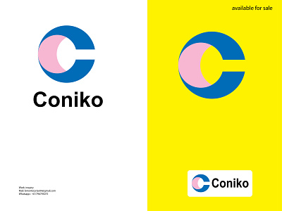 Letter C Logo Design, Branding Coniko Logo