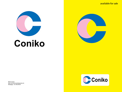 Letter C Logo Design,  Branding Coniko  Logo