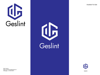 Letter G Logo Design, Branding Geslint Logo logo