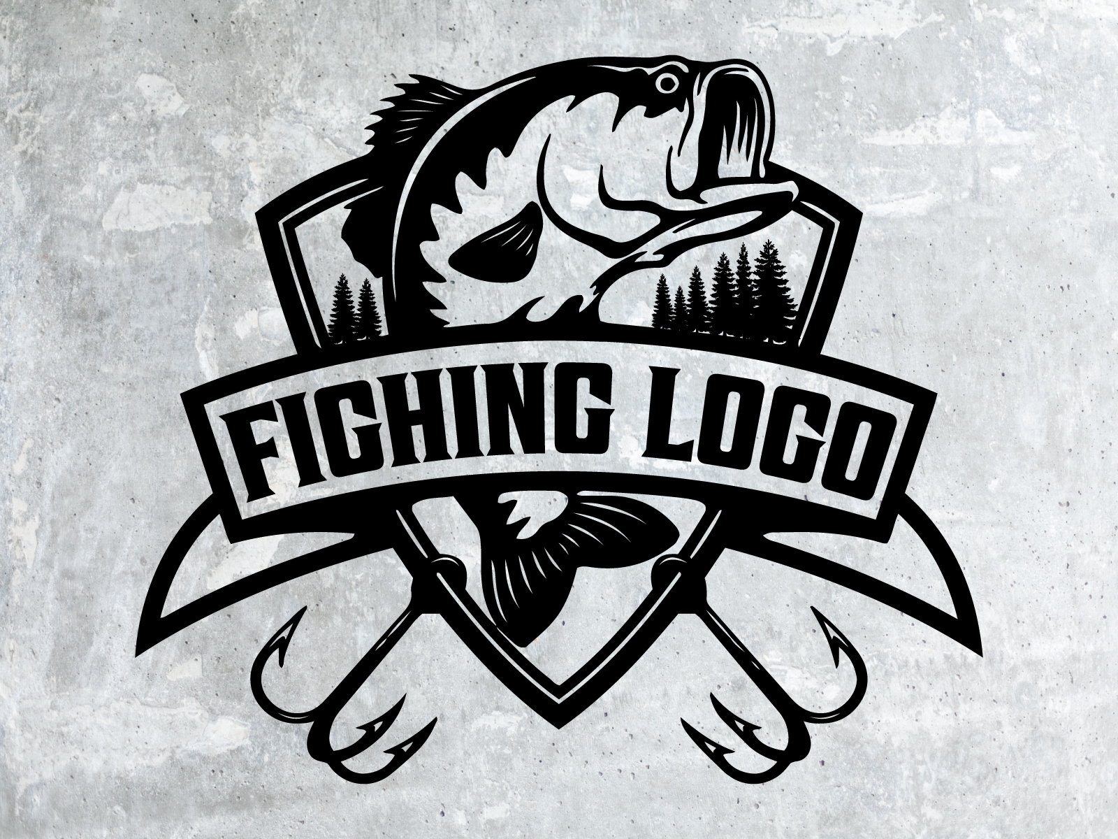 vintage fishing logo by Shova Akter on Dribbble