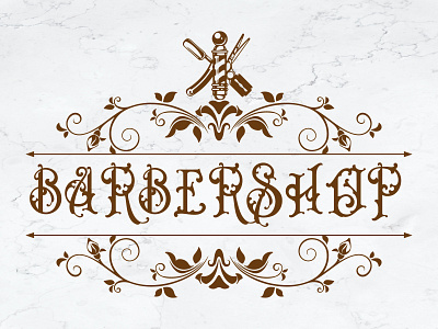 barbershop logo branding design graphic design illustration logo retro vector