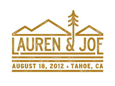 L&J lake mountain pine tahoe texture tree video wedding