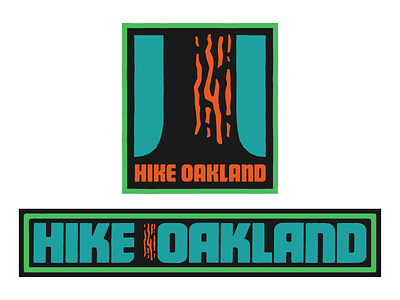 Hike Oakland california evergreen hike oakland pine redwood sticker tree