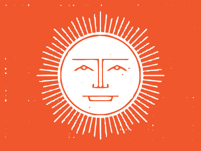 Sun face illustration rays sun texture
