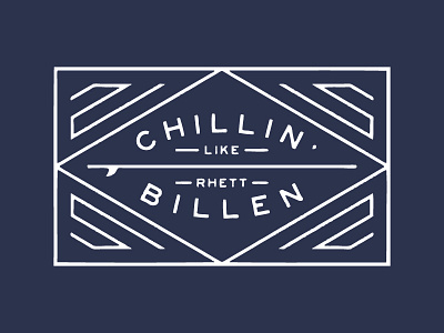 Chillin' Like Rhett Billen billen chillin like rhett shirt surf surfboard t tee