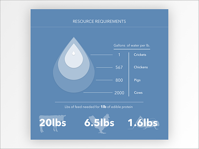 Resources Requirements data data visualization environmental infographic sketch