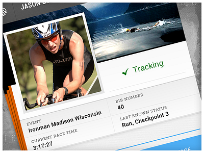 Irontracker Preview android athlete profile triathlon