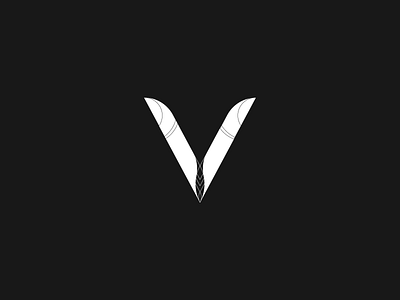 V Logo design illustration illustrator initial initials logo logodesign logotype