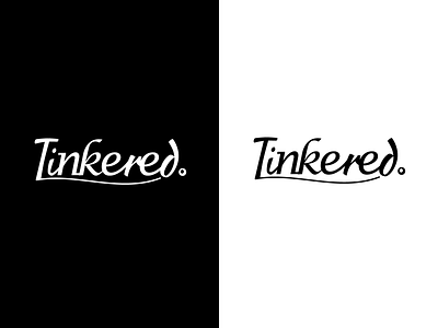 Tinkered Logo branding design illustrator initials logo logodesign logotype tinkered