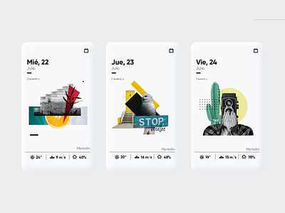 App Calendar Mobile app app design calendar calendario collage collage art design interface ui ui design user interface ux design visual design web design