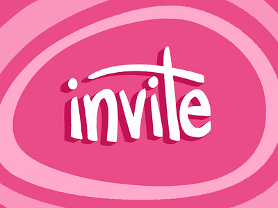 Dribbble invite! dribbble invitation dribbble invite invitation invite lettering typography