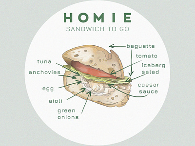 Tuna Sandwich. branding design graphic design illustration typography