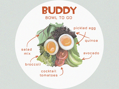 Vegan Bowl. branding design graphic design illustration typography