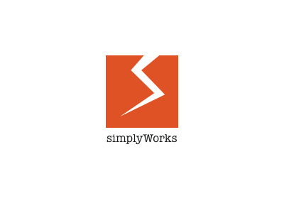 simplyWorks design draft first house illustration logo simple sketch studio ui ux works